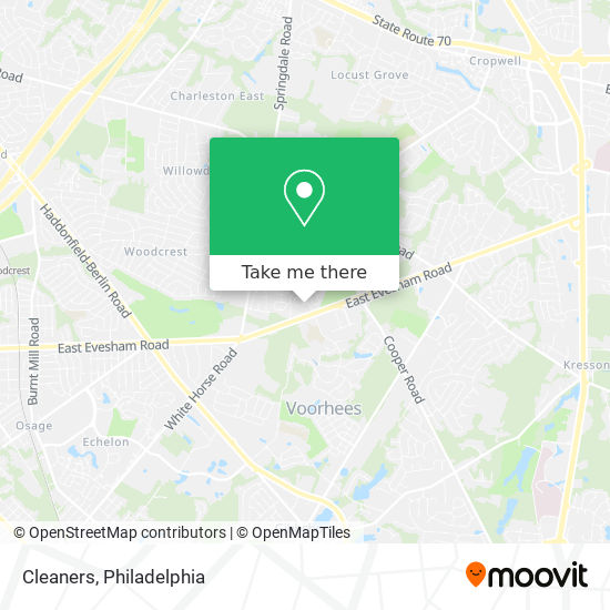 Cleaners map