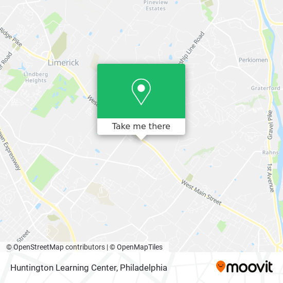 Mapa de Huntington Learning Center