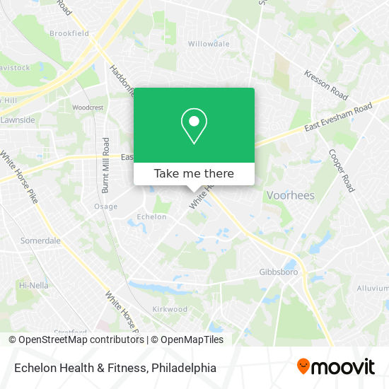 Echelon Health & Fitness map