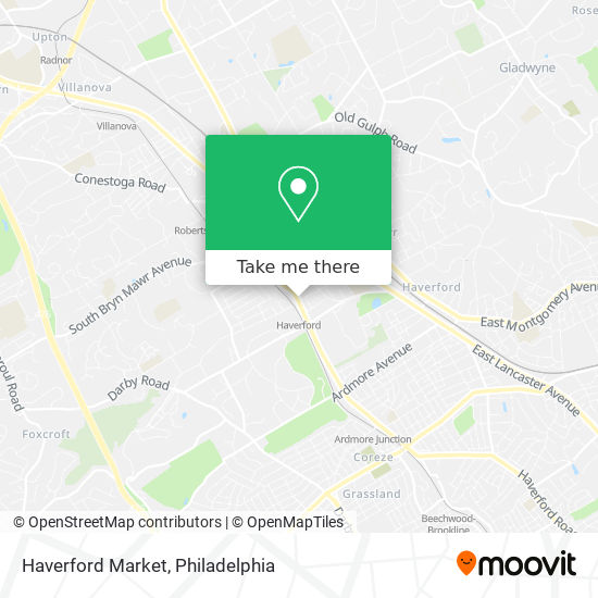 Haverford Market map