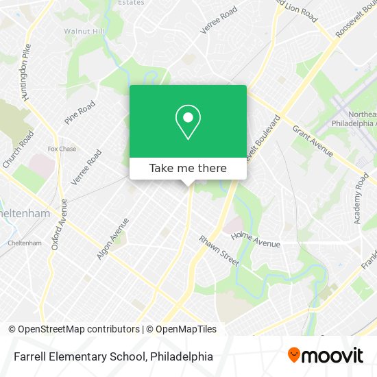 Mapa de Farrell Elementary School