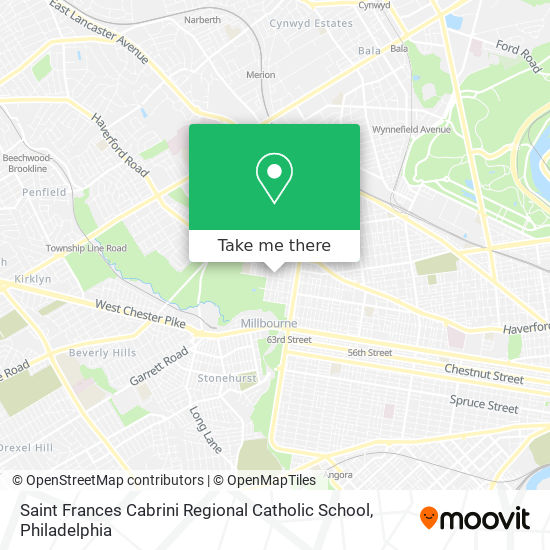 Saint Frances Cabrini Regional Catholic School map