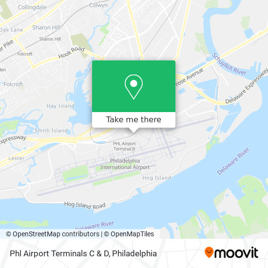 Mapa de Phl Airport Terminals C & D