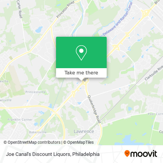 Mapa de Joe Canal's Discount Liquors