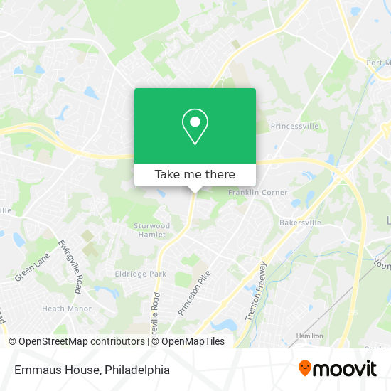 Emmaus House map