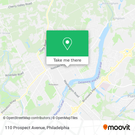 Mapa de 110 Prospect Avenue