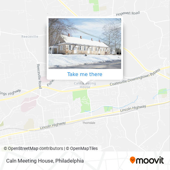 Mapa de Caln Meeting House