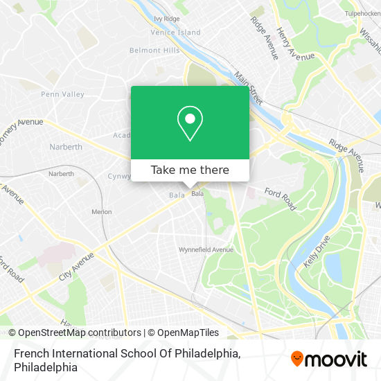 Mapa de French International School Of Philadelphia