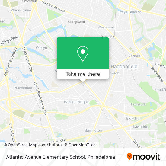 Atlantic Avenue Elementary School map