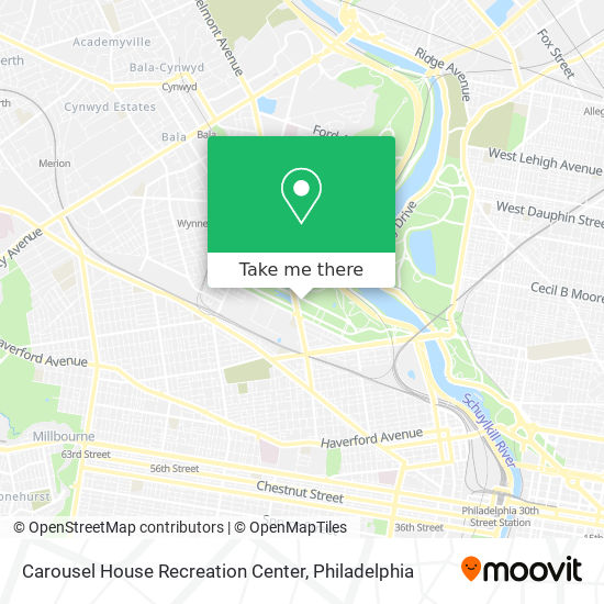 Carousel House Recreation Center map