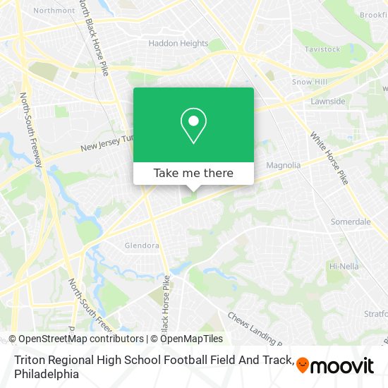 Triton Regional High School Football Field And Track map