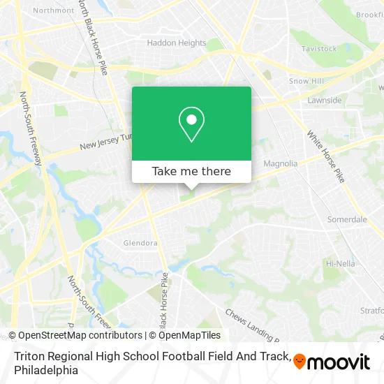 Triton Regional High School Football Field And Track map