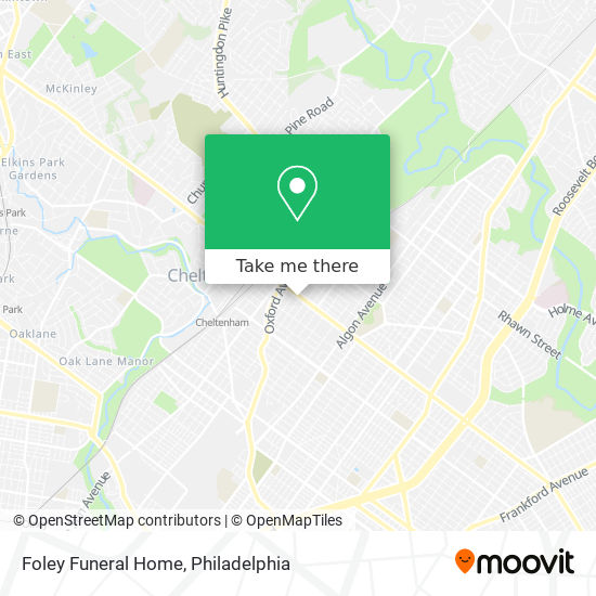 Foley Funeral Home map
