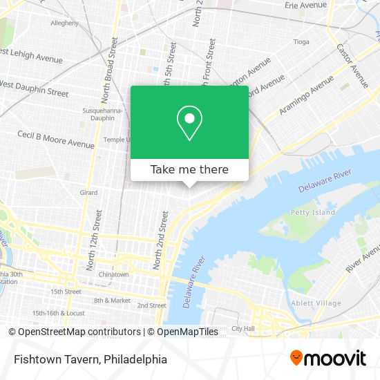 Mapa de Fishtown Tavern