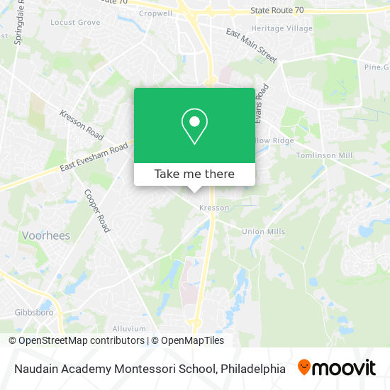 Mapa de Naudain Academy Montessori School