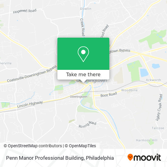 Penn Manor Professional Building map