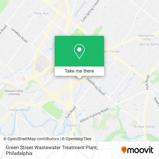 Mapa de Green Street Wastewater Treatment Plant