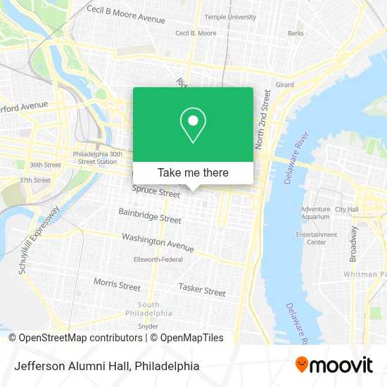 Jefferson Alumni Hall map