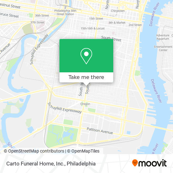 Mapa de Carto Funeral Home, Inc.