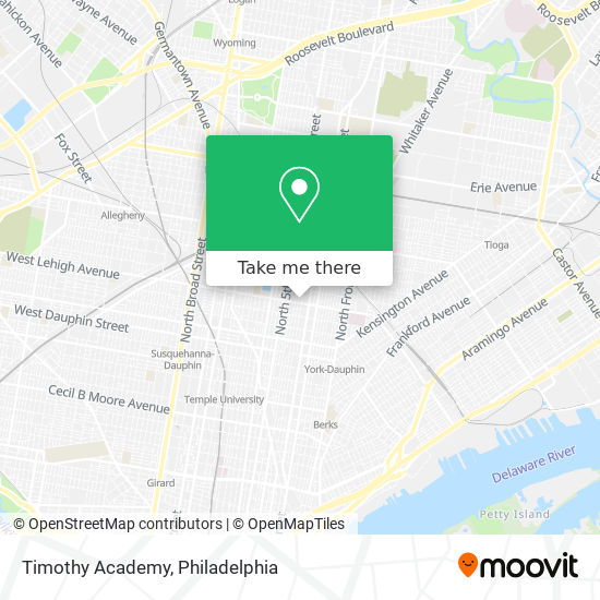 Timothy Academy map