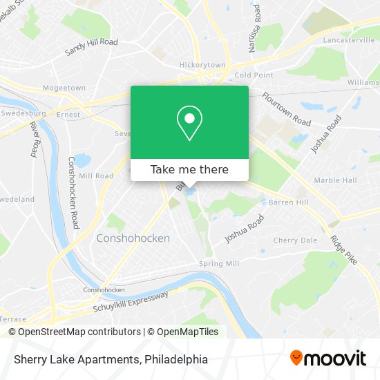 Sherry Lake Apartments map