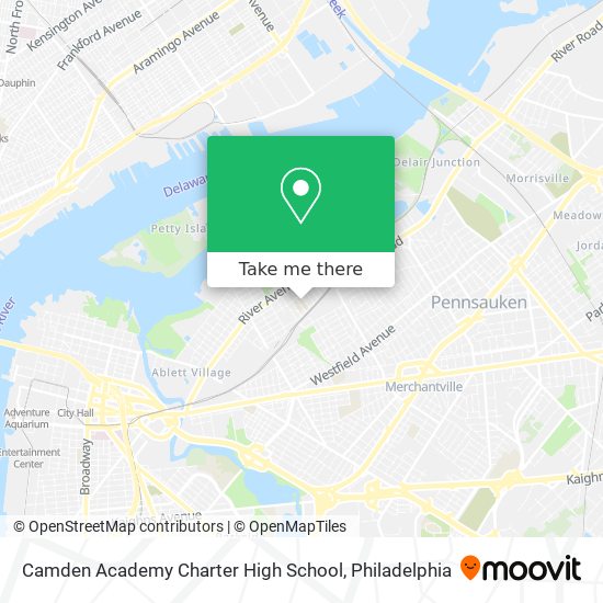 Camden Academy Charter High School map