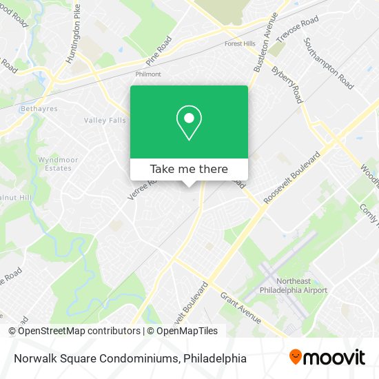 Norwalk Square Condominiums map
