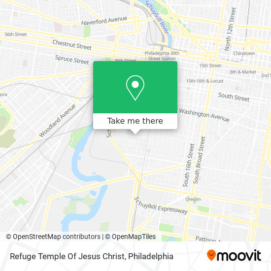 Refuge Temple Of Jesus Christ map