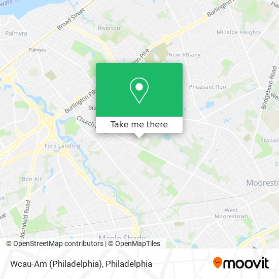 Wcau-Am (Philadelphia) map