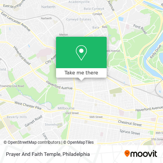 Mapa de Prayer And Faith Temple