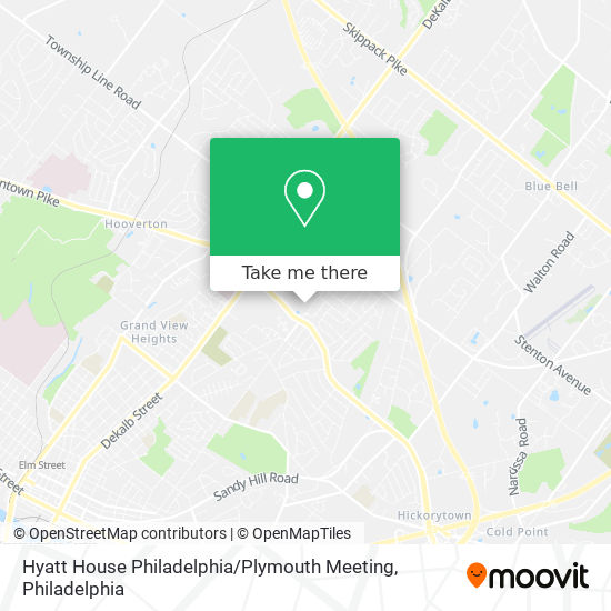 Hyatt House Philadelphia / Plymouth Meeting map