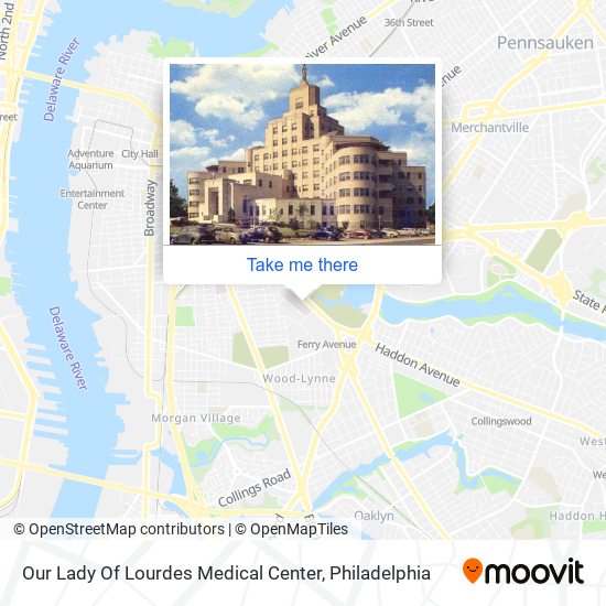Mapa de Our Lady Of Lourdes Medical Center