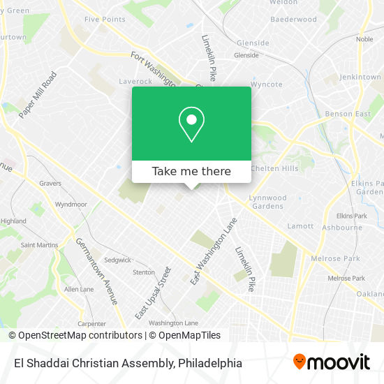 Mapa de El Shaddai Christian Assembly