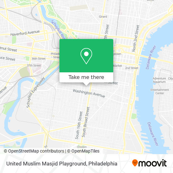 United Muslim Masjid Playground map