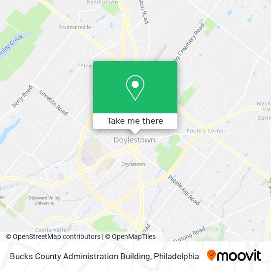 Bucks County Administration Building map