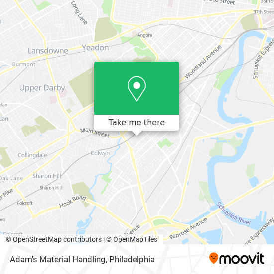 Adam's Material Handling map