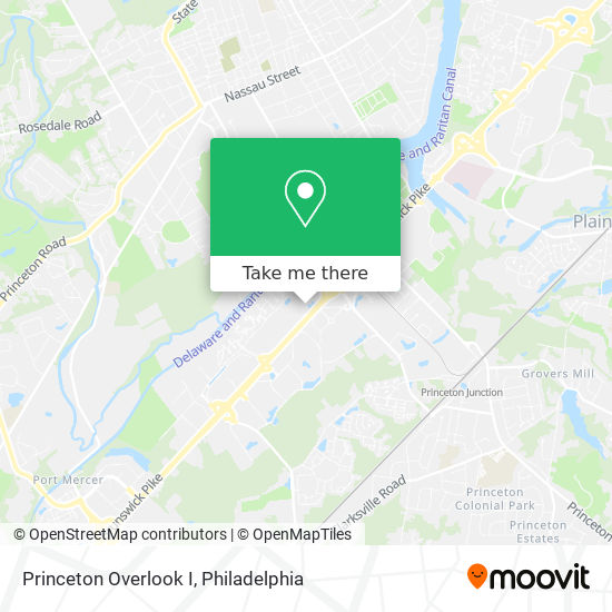 Princeton Overlook I map