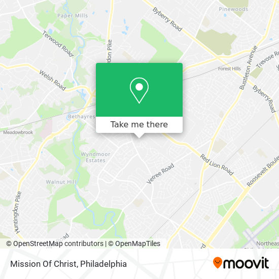 Mission Of Christ map