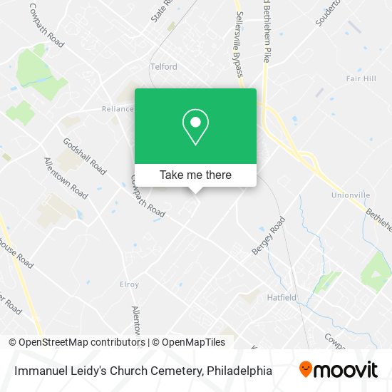 Mapa de Immanuel Leidy's Church Cemetery