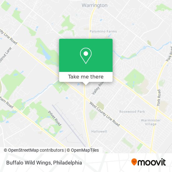 Buffalo Wild Wings map