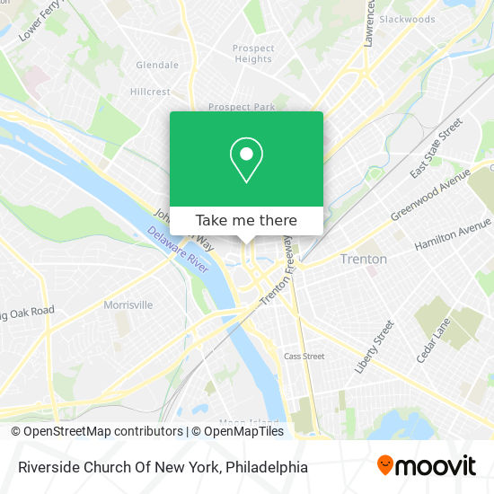Riverside Church Of New York map