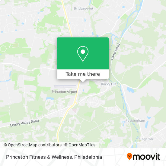 Princeton Fitness & Wellness map