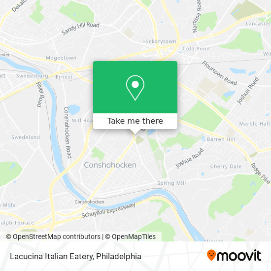 Mapa de Lacucina Italian Eatery