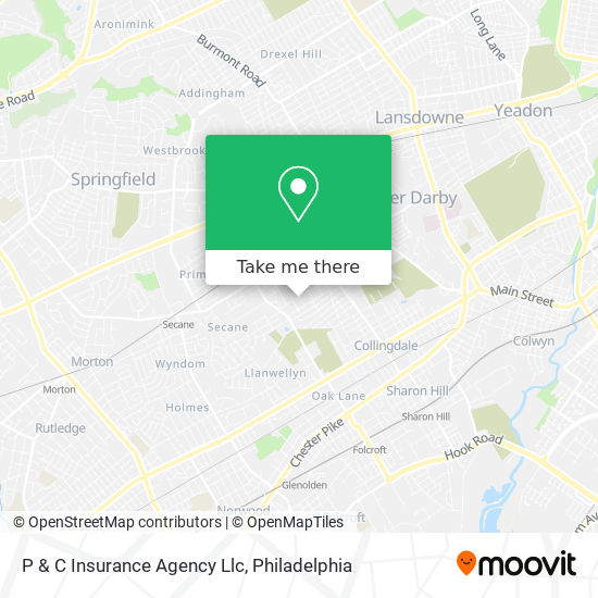 P & C Insurance Agency Llc map