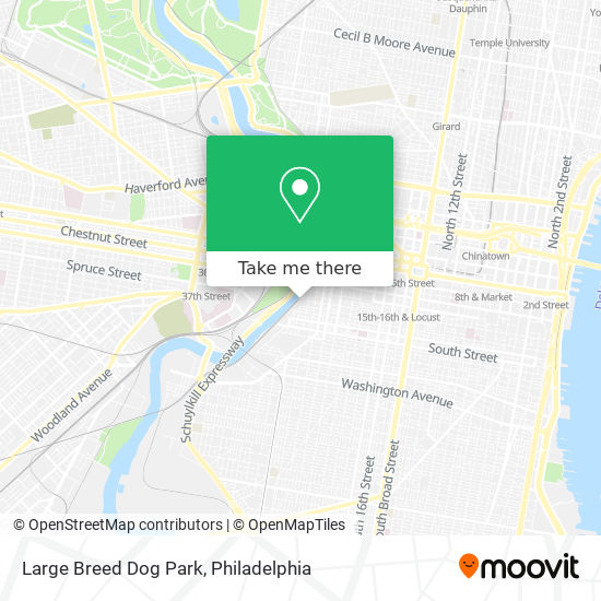 Mapa de Large Breed Dog Park