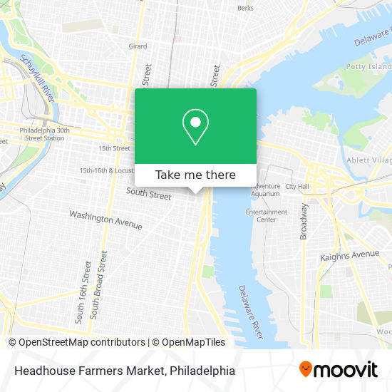 Headhouse Farmers Market map