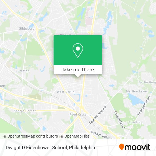 Dwight D Eisenhower School map