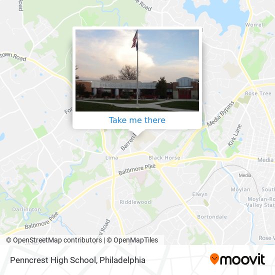 Mapa de Penncrest High School