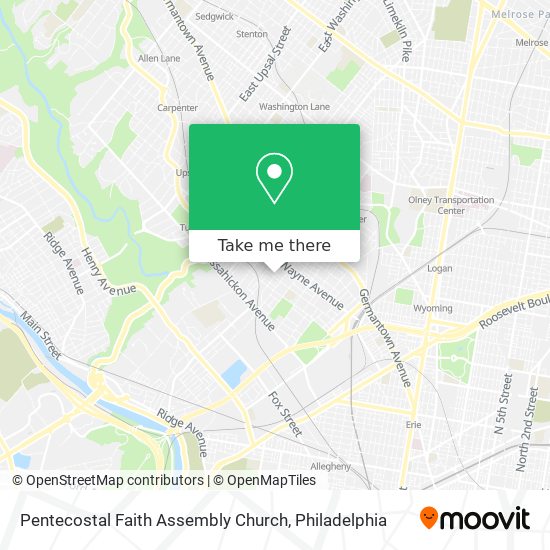 Mapa de Pentecostal Faith Assembly Church