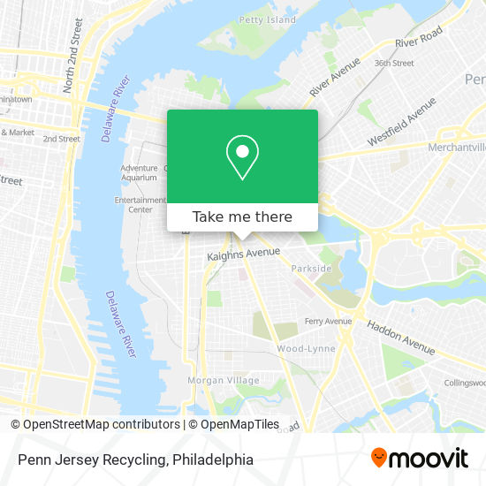 Penn Jersey Recycling map